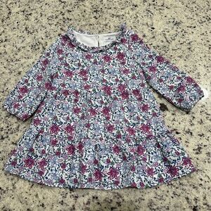 Vineyard Vines Pink and White Puff Sleeve Sundress